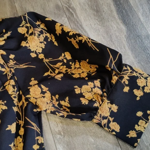 Shein Dress Babydoll Bohemian Ruffle Sweetheart Neckline - Picture 4 of 5